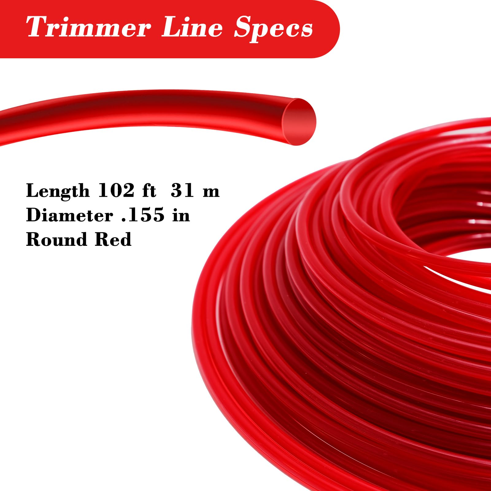 Heavy Duty Square Trimmer String Cluparis Heavy Duty Trimmer Line .105 ...