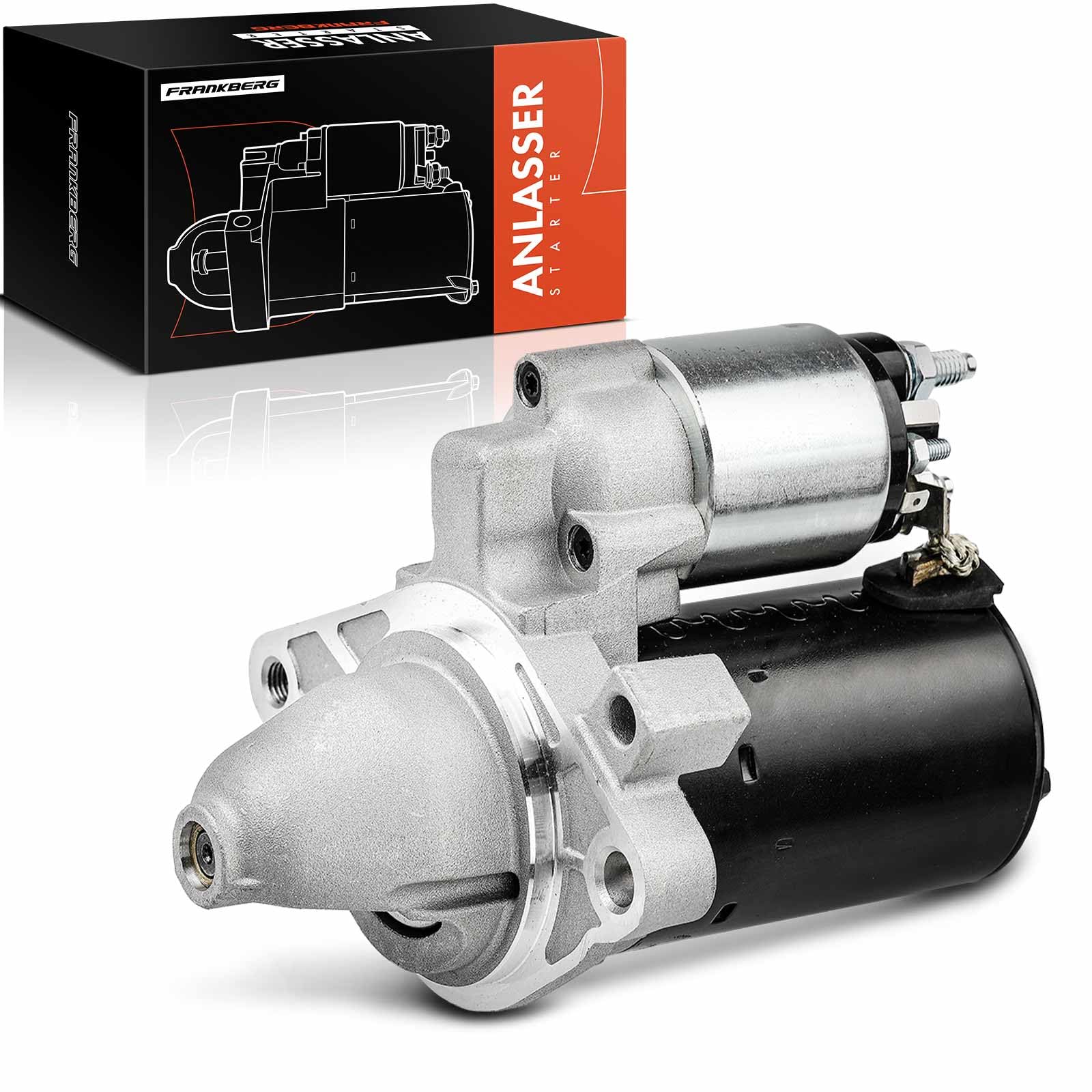 Frankberg Motor de arranque 1 1 kW 12 V 8 dientes 5802AL 5802AN | Compatible con: 107 PM PN, Aygo B1, C1 PM PN