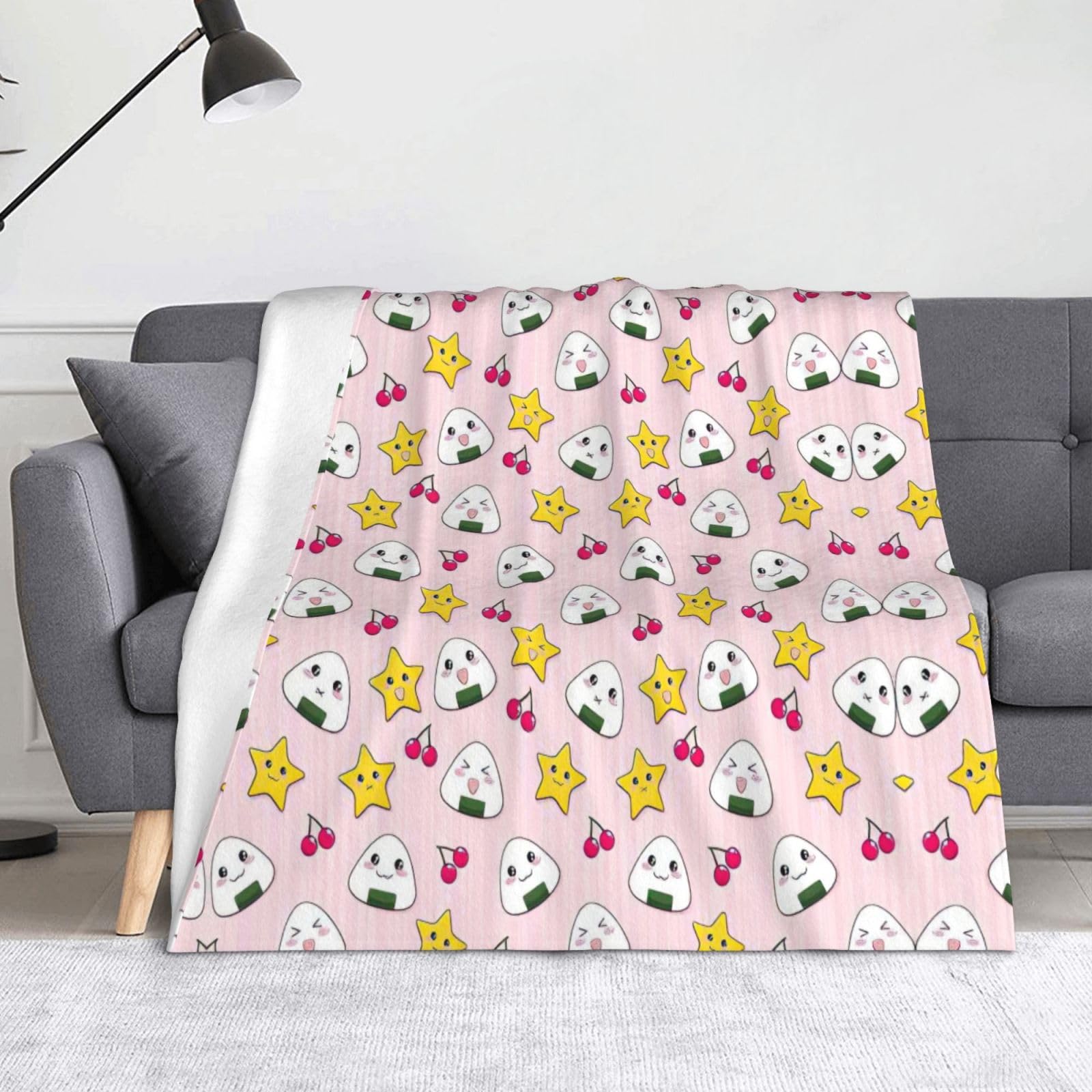 Couverture douce et confortable boules de riz anti-froid