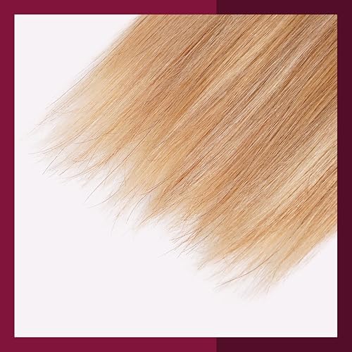 Miniatura 5 de Starlet - Extensiones de cabello humano virgen liso a granel para micro trenzado, 20 pulgadas, 7.57 onzas, 4 paquetes, rubio miel y rubio platino