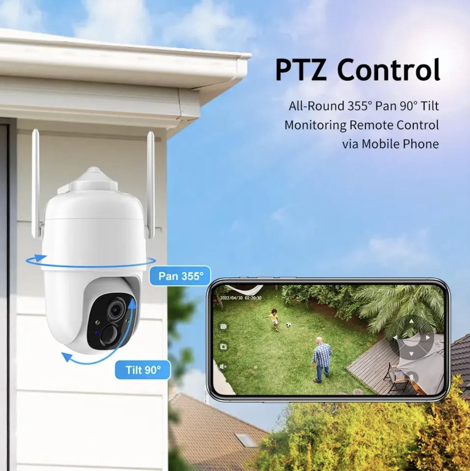 VicoHome bezprzewodowa kamera bezpieczeństwa – kamera WiFi zasilana bateriami 2K, monitoring PTZ 360°, noktowizor, wykrywanie ruchu AI, dwukierunkowa rozmowa, wodoodporna, pamięć masowa w chmurze i SD