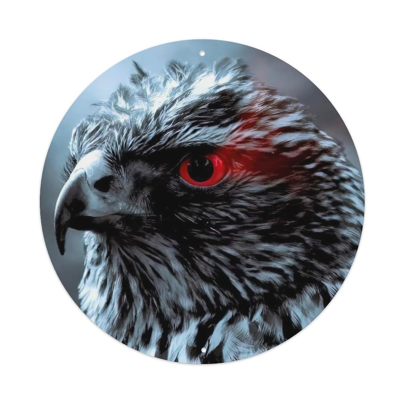 Animal Looking Away from The Eagle Metal Tin Sign