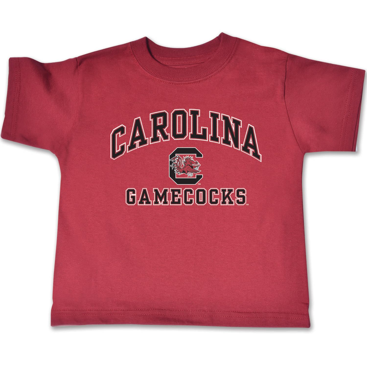 NCAA South Carolina Fighting Gamecocks Toddler Short Sleeve Tee, 4 Toddler, Cardinal
