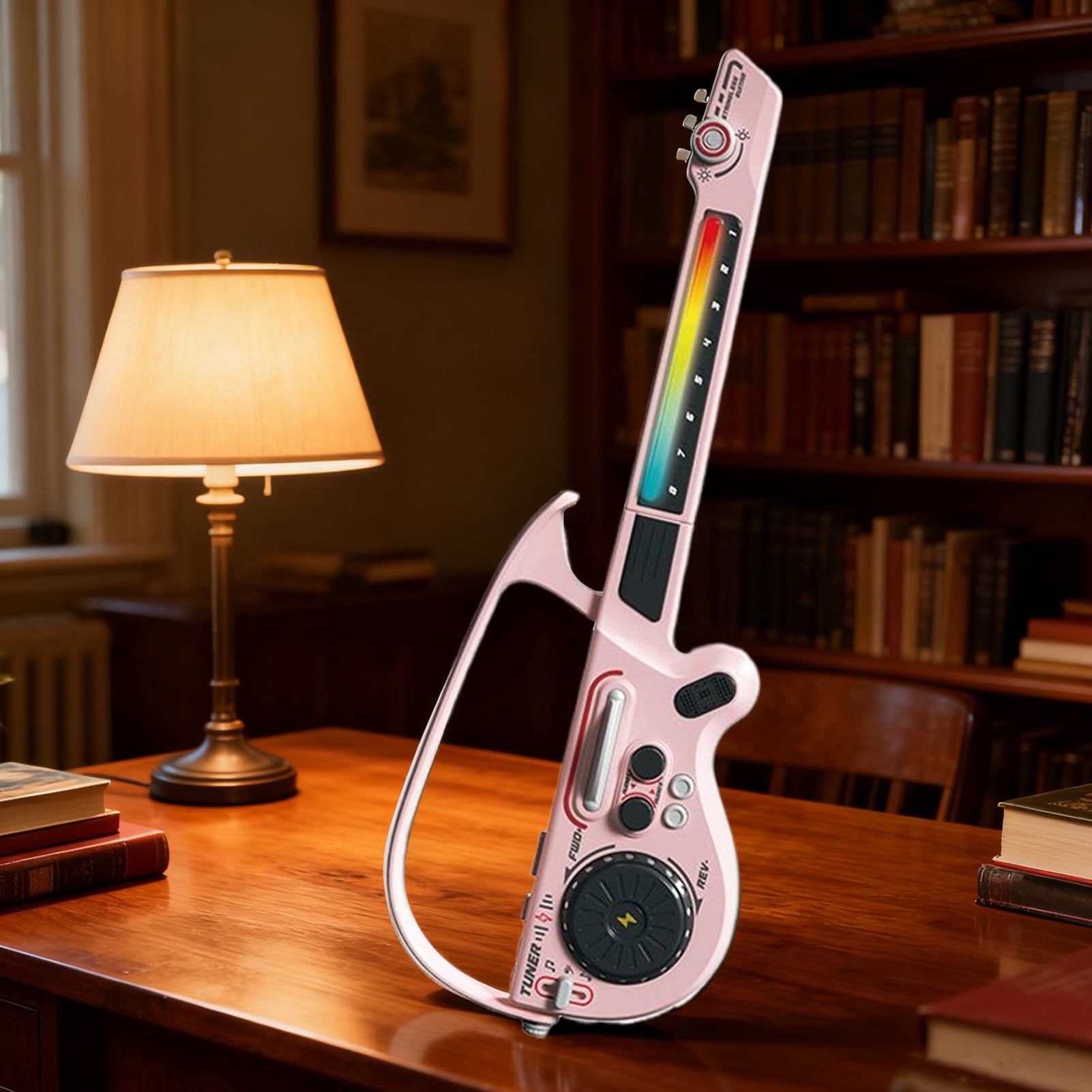 Chitarra per Bambini Giocattolo Educativo Senza Corde e Wireless | Set Chitarra Basso Musicale Per Ragazzi Ragazze Principianti Pratica Casa Viaggio Regalo Compleanno Natale