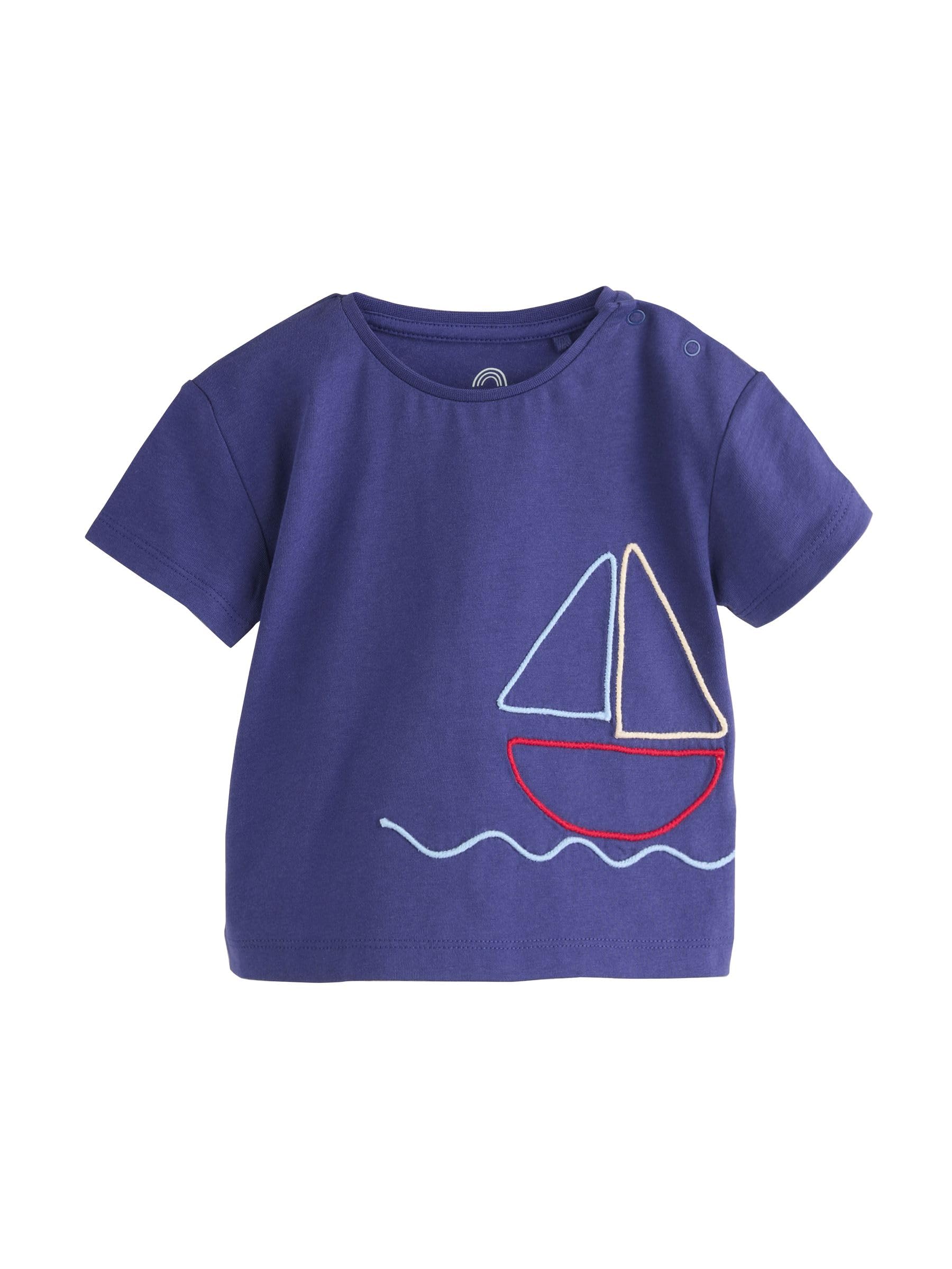 NEXT Baby Jungen Oberteil und Shorts, 6-teiliges Baby-Set