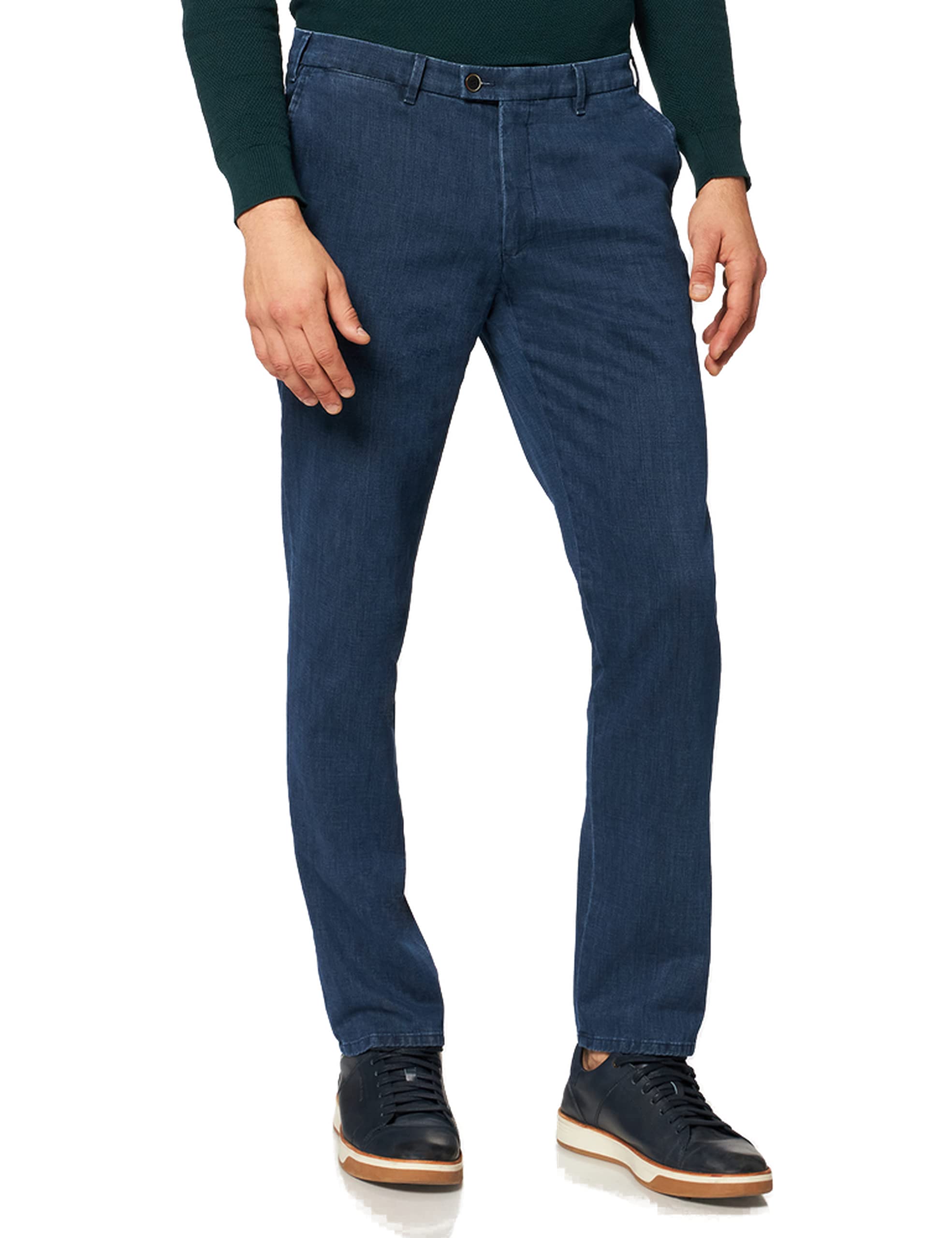 BARDO Mens Blue Modern Fit Dress Pants