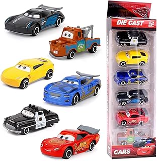Spielzeugauto-Set, 6 Stück, Lightning-Design