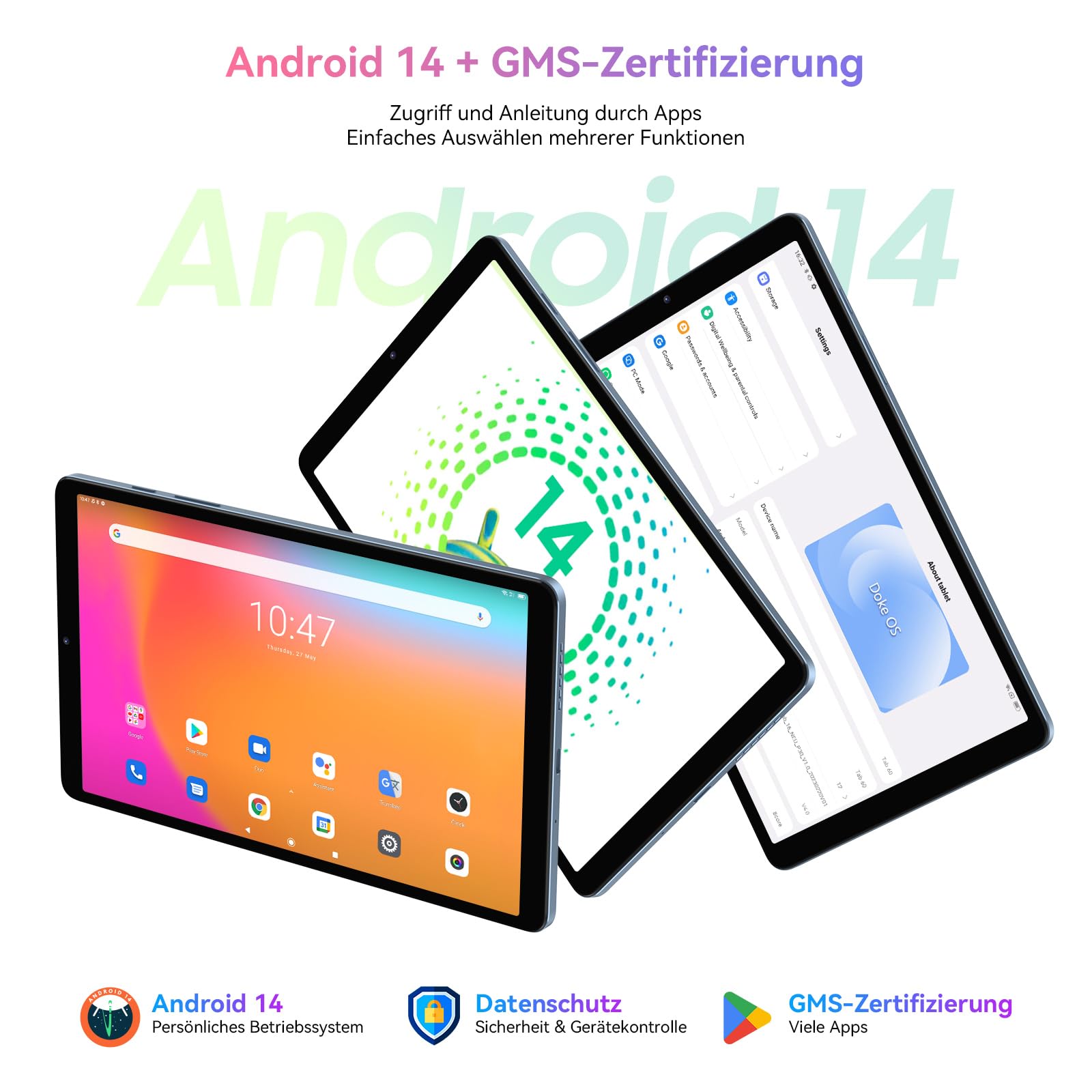 Blackview Tab 60 Tablet 8.68 Inch Android 14 18GB RAM 128GB ROM