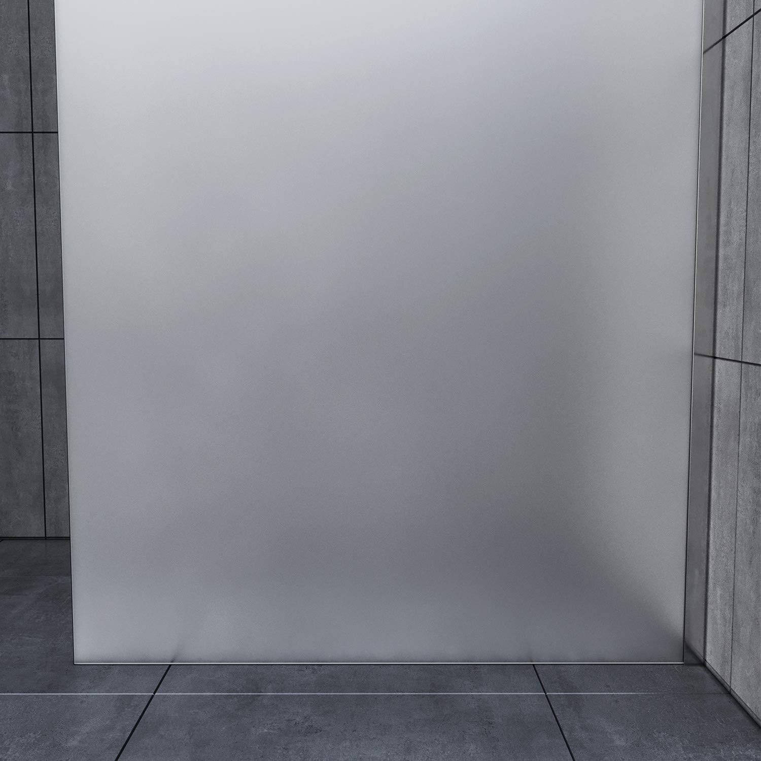 ELEGANT Prysznic Walk-In 120 x 200 cm ze stabilizatorem z 8 mm całkowicie satynowanego szkła z nanopowłoką