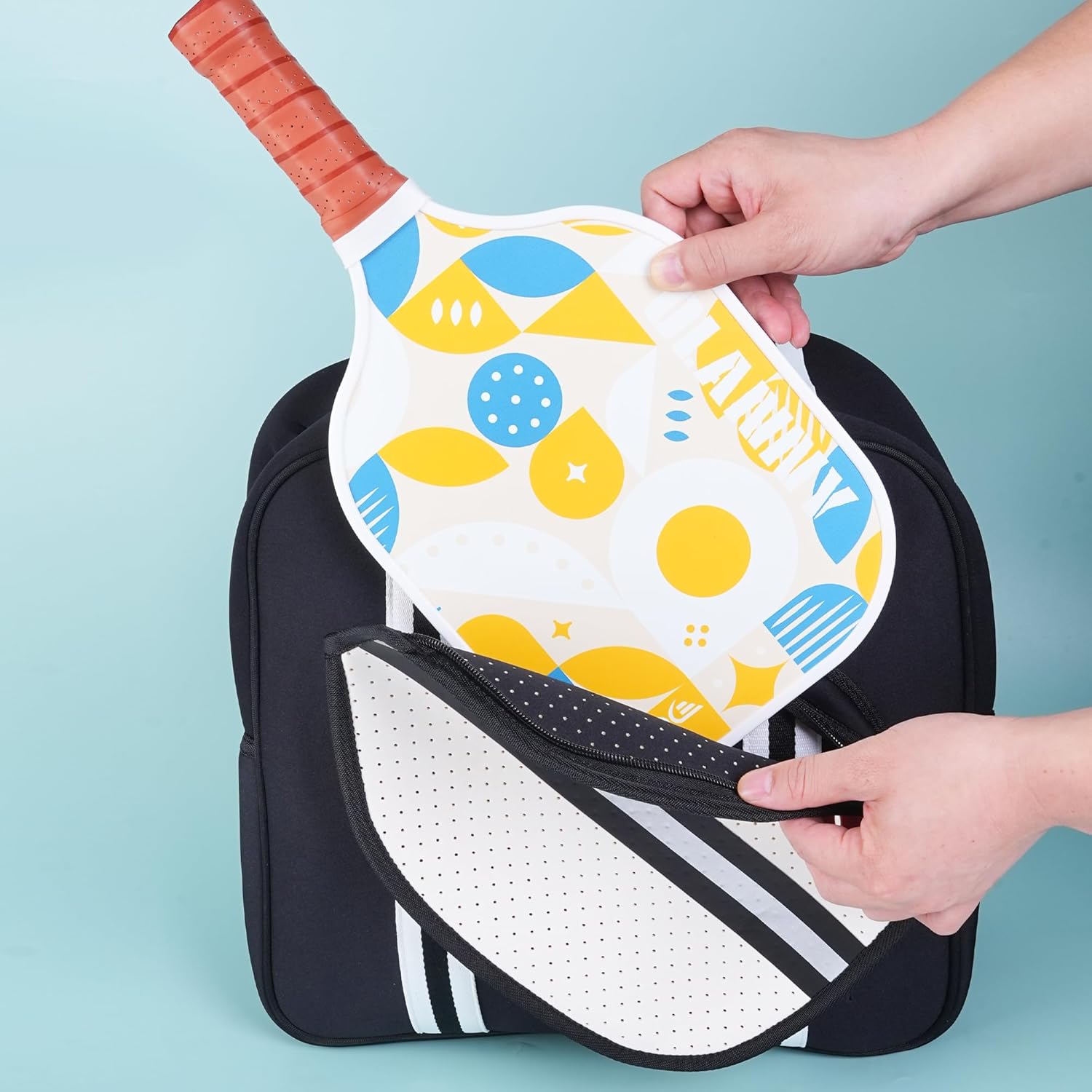 Personalized Pickleball Bag for Women and Men, Custom Name Pickleball Sling Bag, 4 Color Options, Pickleball Paddle Bag Gifts for Pickleball Lovers