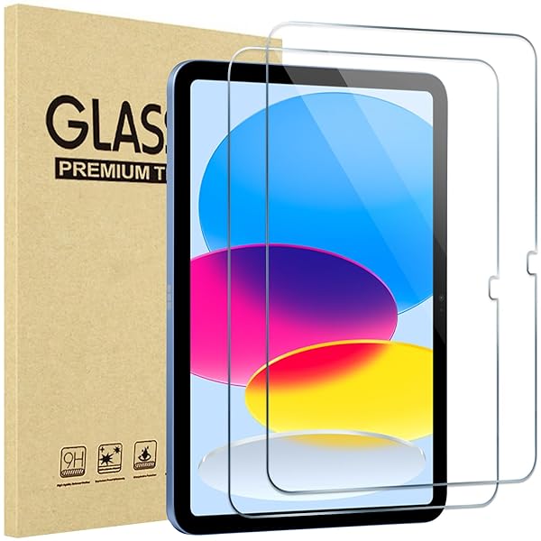 ProCase 2 Pack Screen Protector for iPad A16 2025 11th/10th 2022 Generation (11-inch/10.9), Tempered Glass Film Guard -Clear