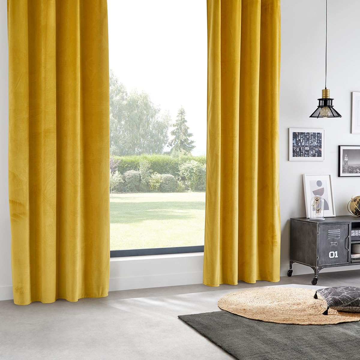 Polyester - 50 cm - Woonkamer - Art deco - Overgordijnen kopen