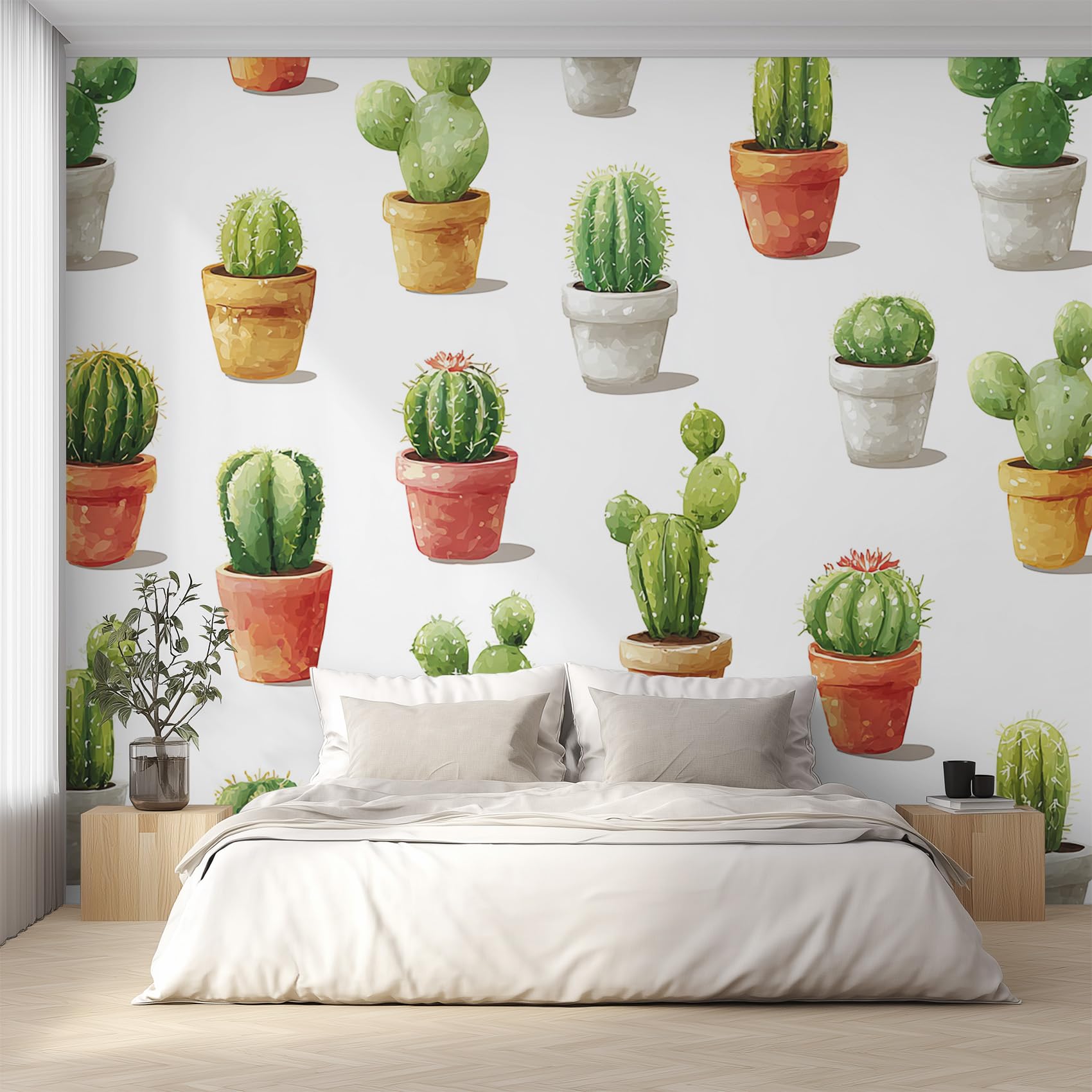 Fresque murale intissé aquarelle haut de gamme pour grand mur