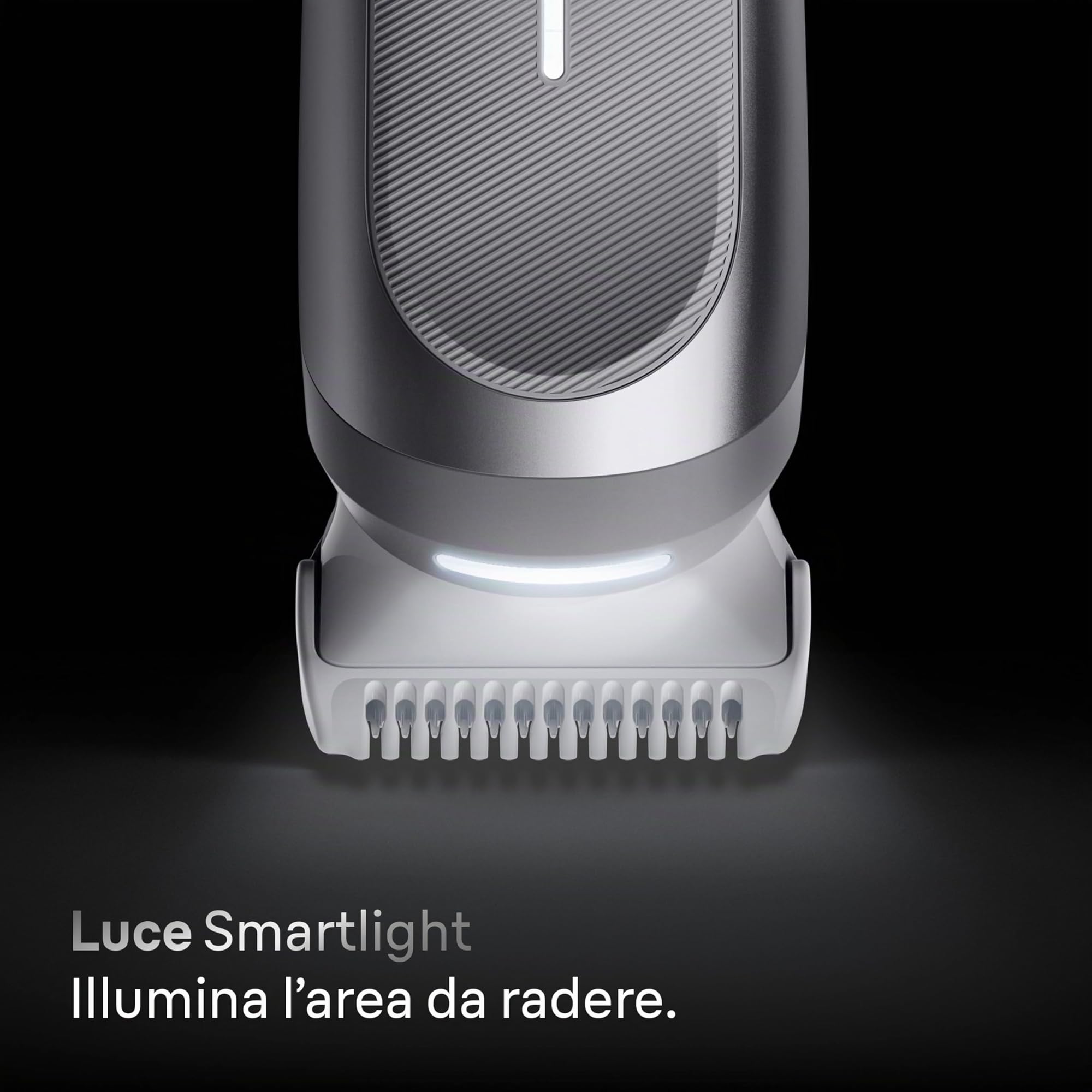 Braun Rasoio Elettrico Corpo Uomo Serie 7, +8 Strumenti, BG7555 Grigio | Rasoio elettrico per corpo e pubico, Smartlight, SkinGuard, impermeabile, per aree sensibili, batteria ricaricabile