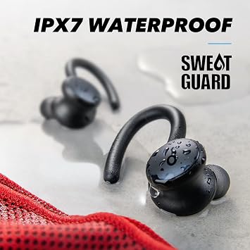 Soundcore by Anker, Soundcore Sport X10 True Wireless Bluetooth 5.2 Workout Headphones