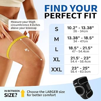 CAMBIVO ELITE Knee Brace with Side Stabilizers & Open Patella Gel Pad Adjustable Support for Meniscus, Arthritis, ACL, MCL Recovery, Knee Support for Men and Women - Please Check Size Chart