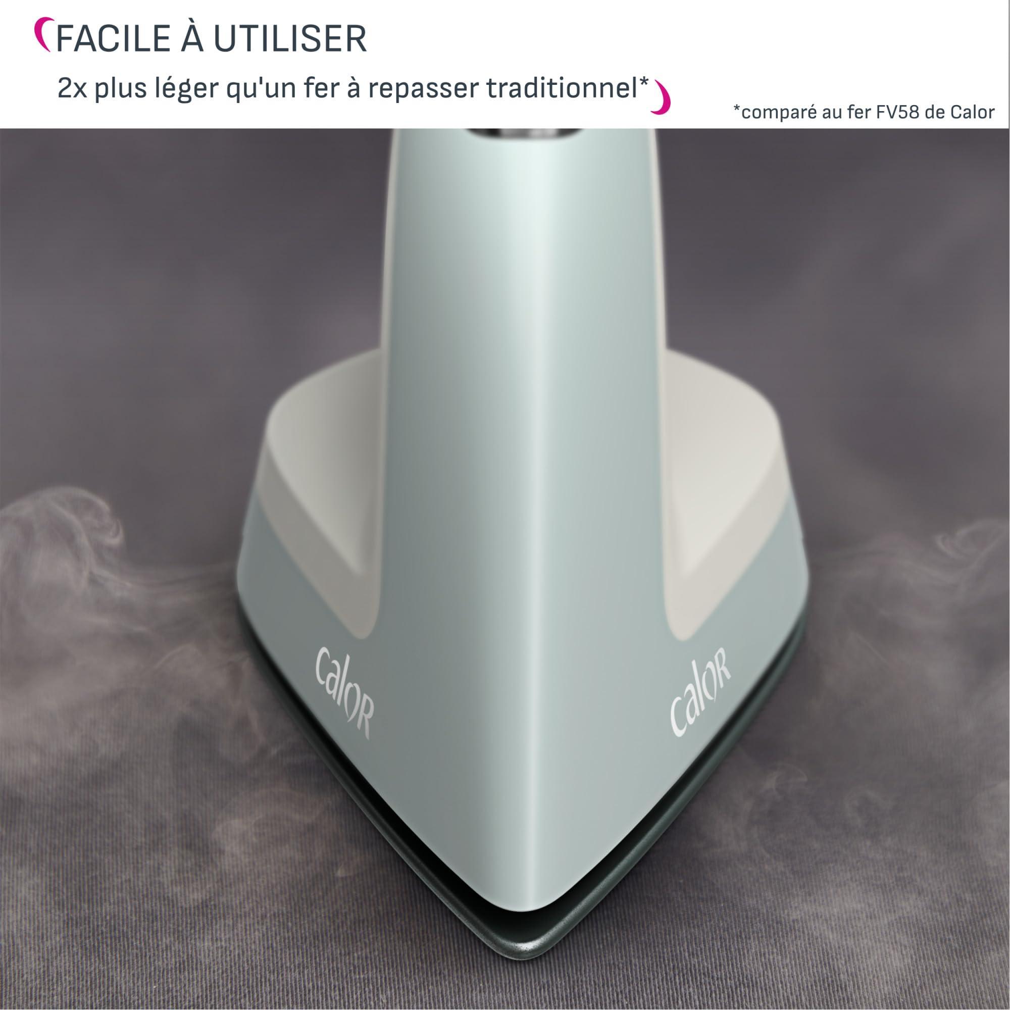 Calor Steam Board 450, Défroissage et repassage tout-en-un, Planche multi-positions, Semelle chauffante, Vapeur efficace, QT1214C0