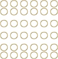 Vista 7 de 600Pcs Anillo de salto abierto de 5mm en oro, utilizado para llavero, fabricación de joyas, mantenimiento de collares y decoración de pendientes