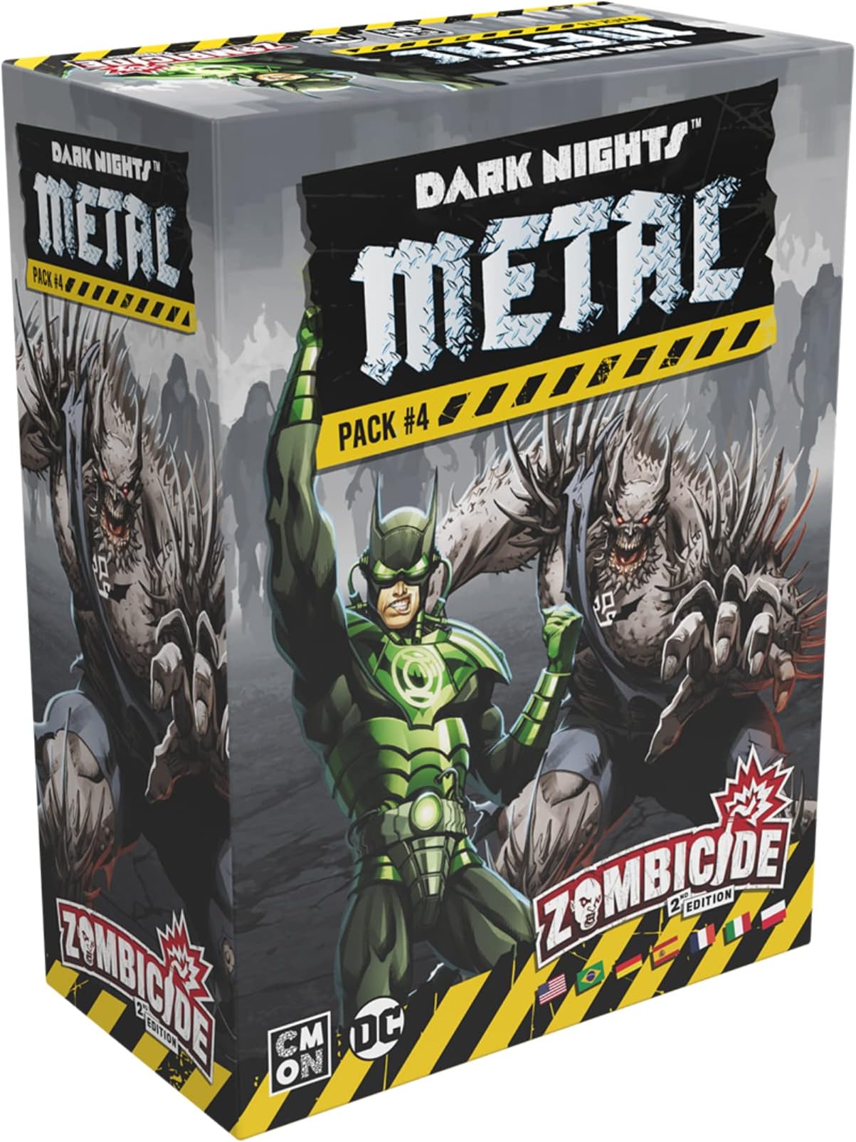 CMON Zombicide Dark Nights Metal Pack #4 | Set of Justice League Miniatures Compatible with Zombicide 2nd Edition Game for Adults | Ages 14+ | 1-6 Players | Average Playtime 60 Minutes | Made