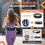 Looxmeer Hands Free Dog Running Lead with Adjustable Waist Belt 1.6–2.2m - 4