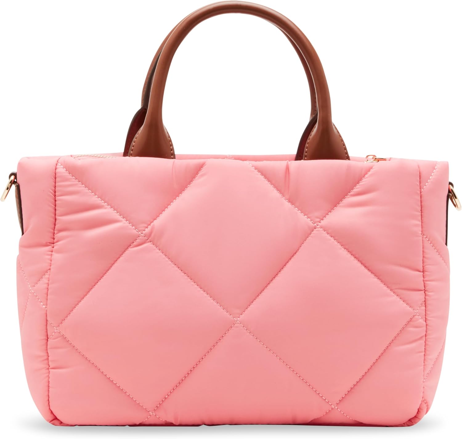 Anne Klein Women's Anne Klein Ew Quilted Nylon Satchel With Pouch and Coin Case