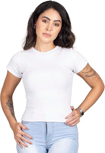 Toochki Tops for Women Crop Top for Women's Tank Activewear Tee Sports Casual Round Neck Cotton Camisole