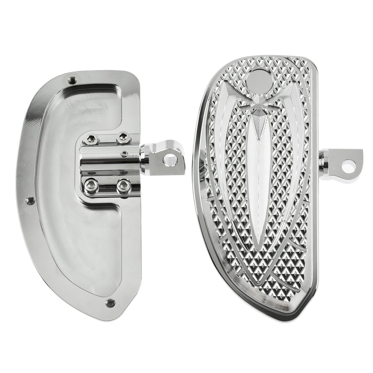 Stopki motocyklowe aluminiowe męskie podnóżki pasują do Harley Touring Road King Street Glide Softail Gruby chłopiec