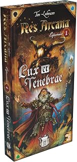 Galápagos Jogos Res Arcana: Lux et Tenebrae (Expansão), Jogo de Tabuleiro para Amigos, 2 a 5 jogadores, 30 a 60 min, Modelo: RAR002, Cor: Multicor