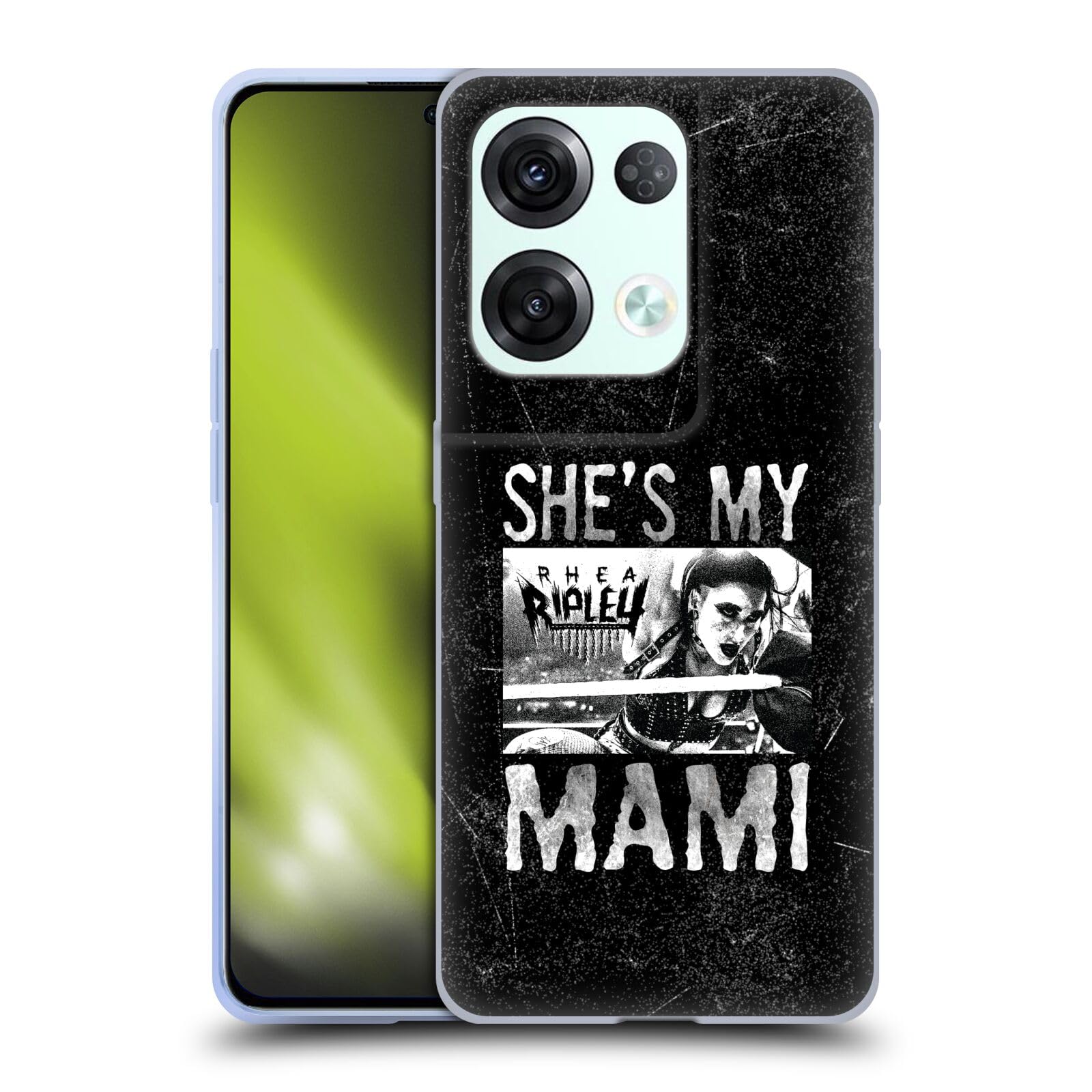 Head Case Designs Officially Licensed WWE She's My Mami Rhea Ripley Soft Gel Case Compatible With Oppo Reno8 Pro โ image 1