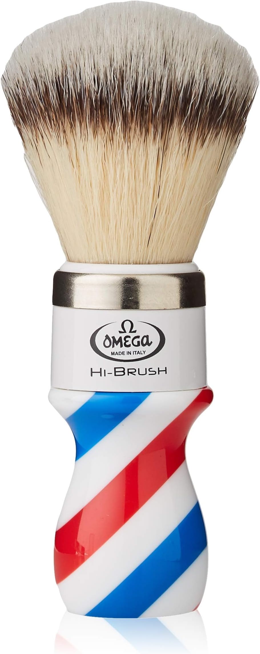 Omega 46806 - Fiber Shaving Brush "Hi-Brush", Blue, Fruity