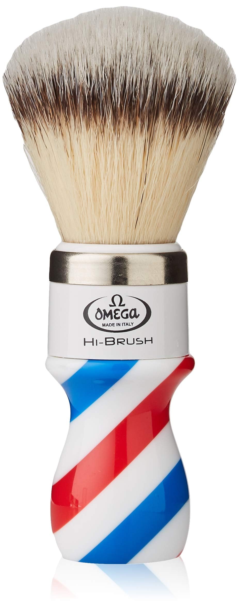 Omega 46806 Hi-Brush - Brocha de afeitar (fibra)