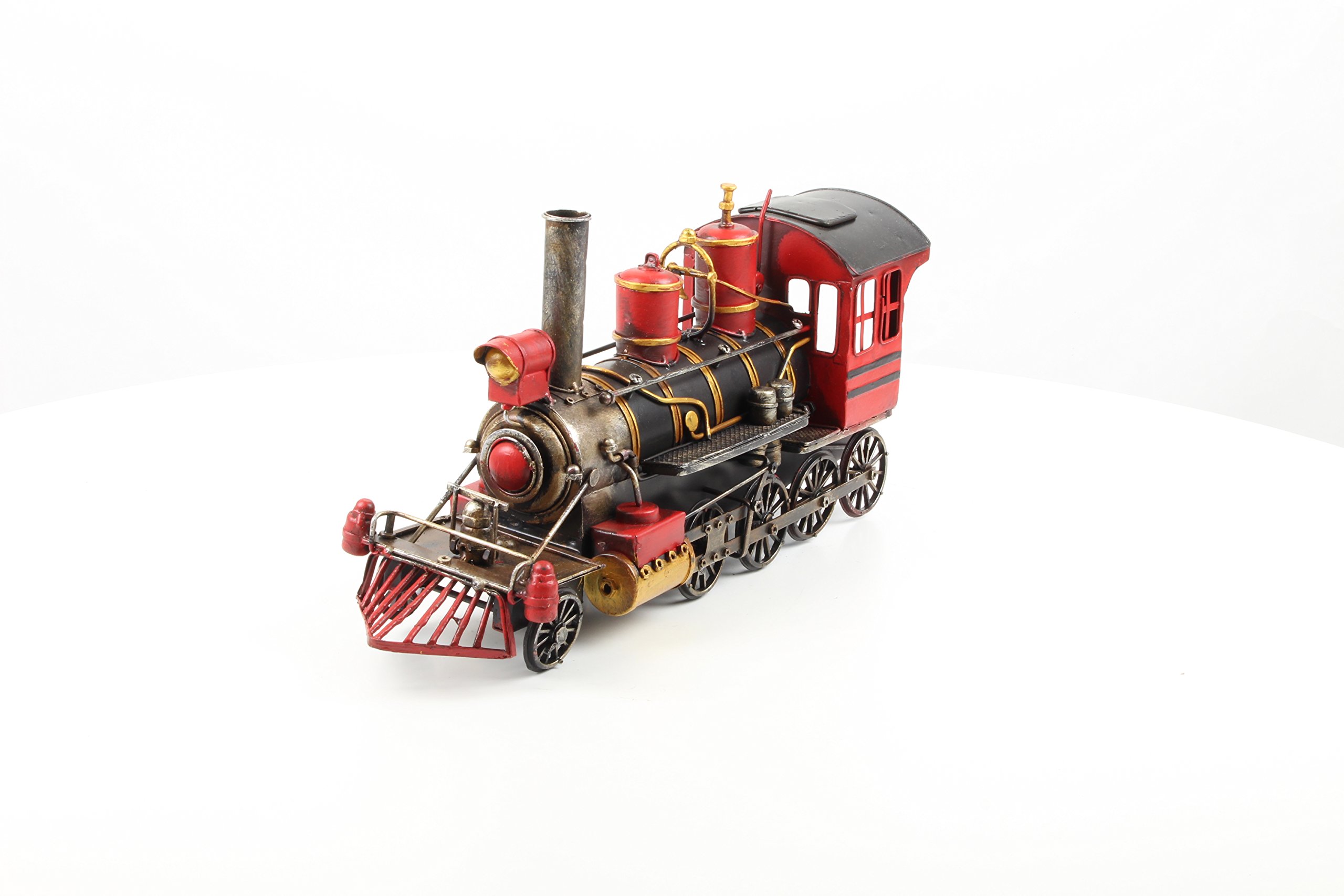Deko Lokomotive Zug Blech Nostalgie Look handgefertigt 41 cm
