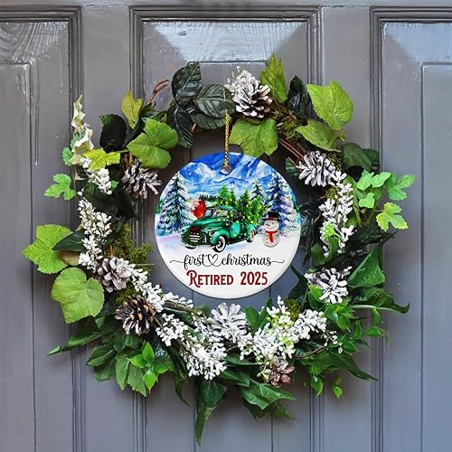 Miniatura 5 de JUNQIU - Adorno de jubilación 2023, el mejor regalo de jubilación para mujeres u hombres, regalos para jubilados con cordón y caja de regalo, adorno