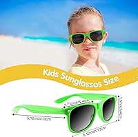 Vista 28 de MIAHART Paquete de 24 lentes de sol para niños, gafas de fiesta, rellenos de bolsas de golosinas a granel para niños y niñas, suministros de fiesta
