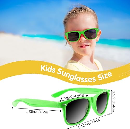 Miniatura 28 de MIAHART Paquete de 24 lentes de sol para niños, gafas de fiesta, rellenos de bolsas de golosinas a granel para niños y niñas, suministros de fiesta