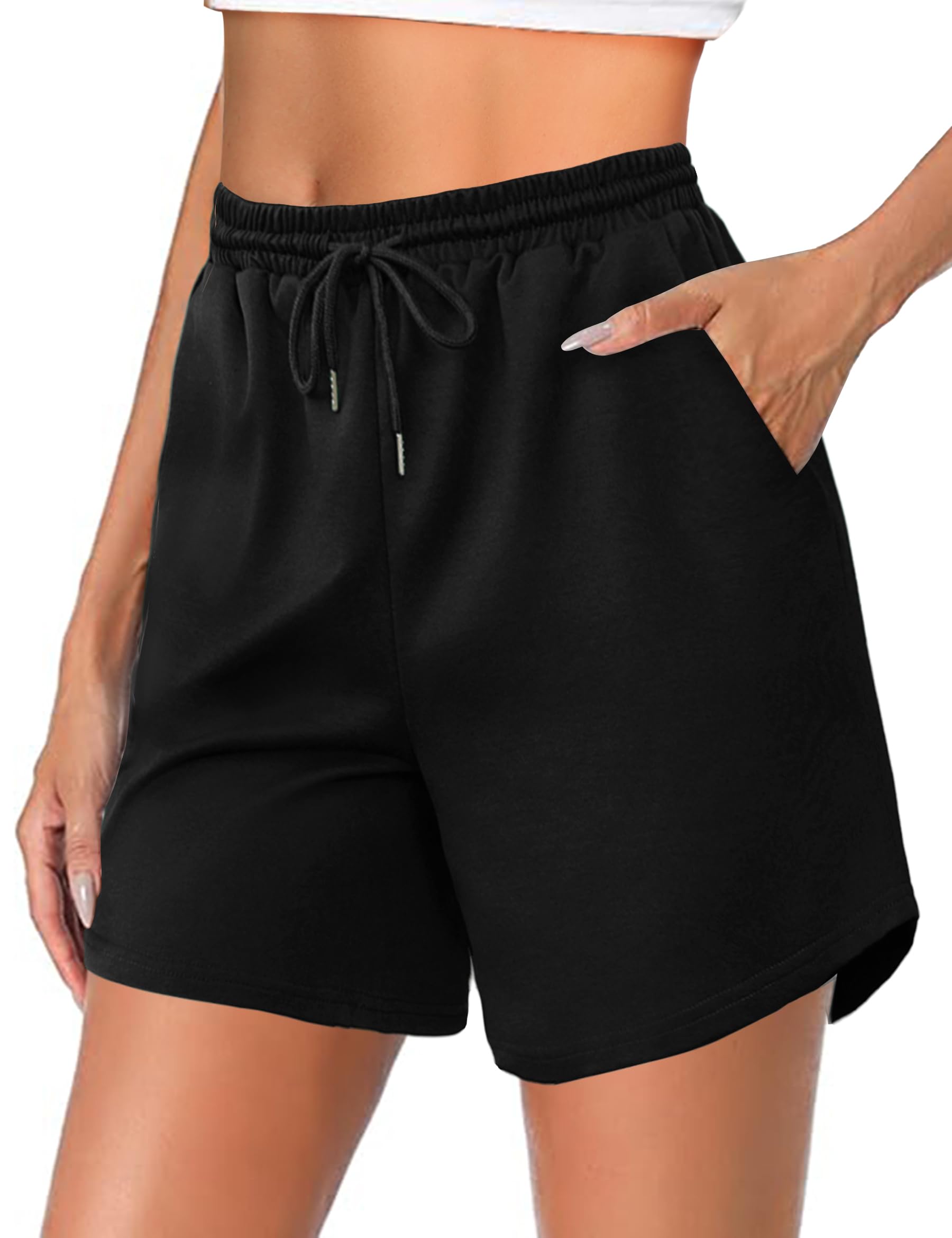 Jahetuul Damen Shorts Sommer Kurze Hose Damen Jogginghose Da
