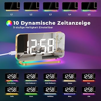 Sukeen Projection Alarm Clock,7.4