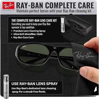 Ray-Ban RB2016 DADDY-O Rectangle Sunglasses with Official Eyewear Kit