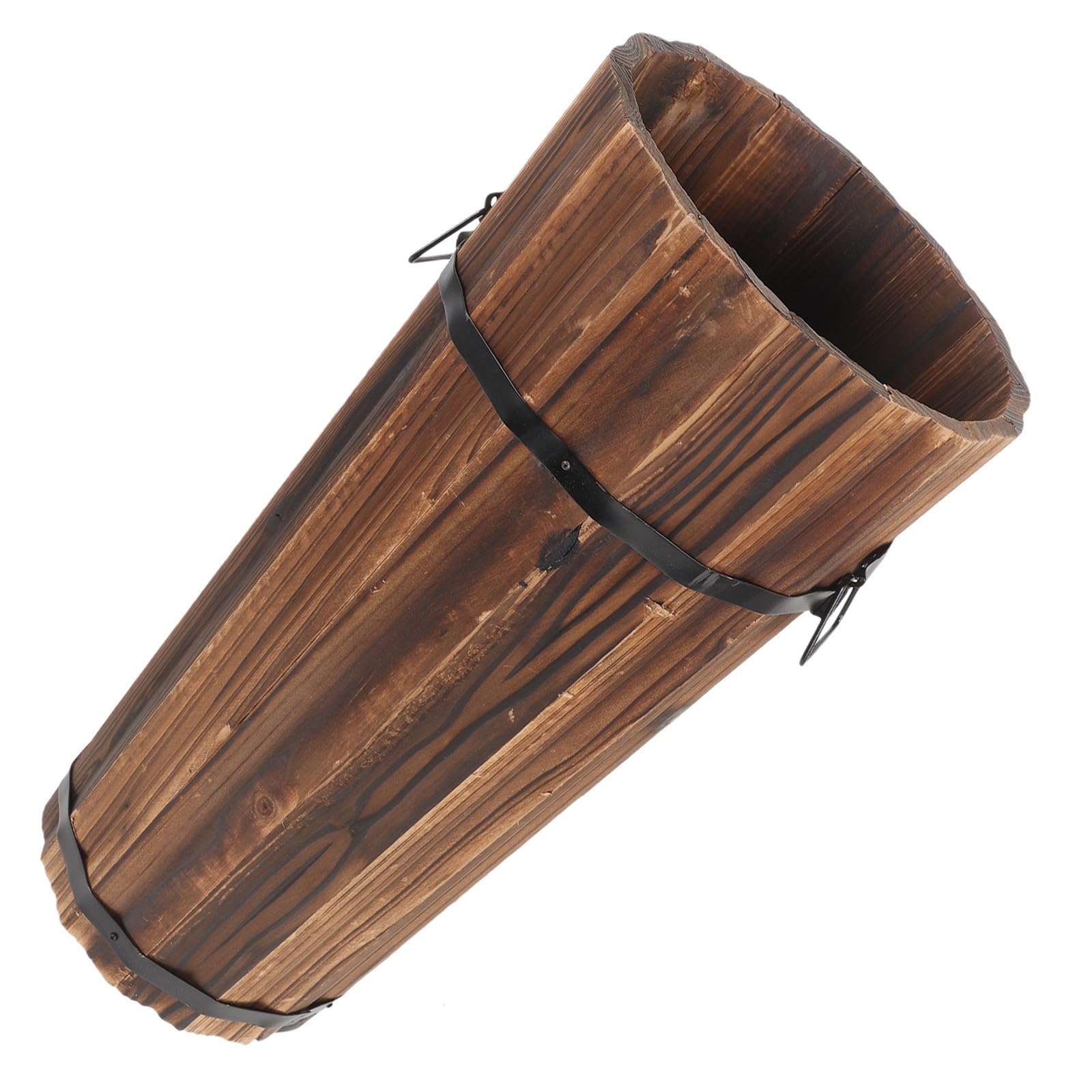 Vaso in Legno per Piante, Marrone, per Casa e Ufficio