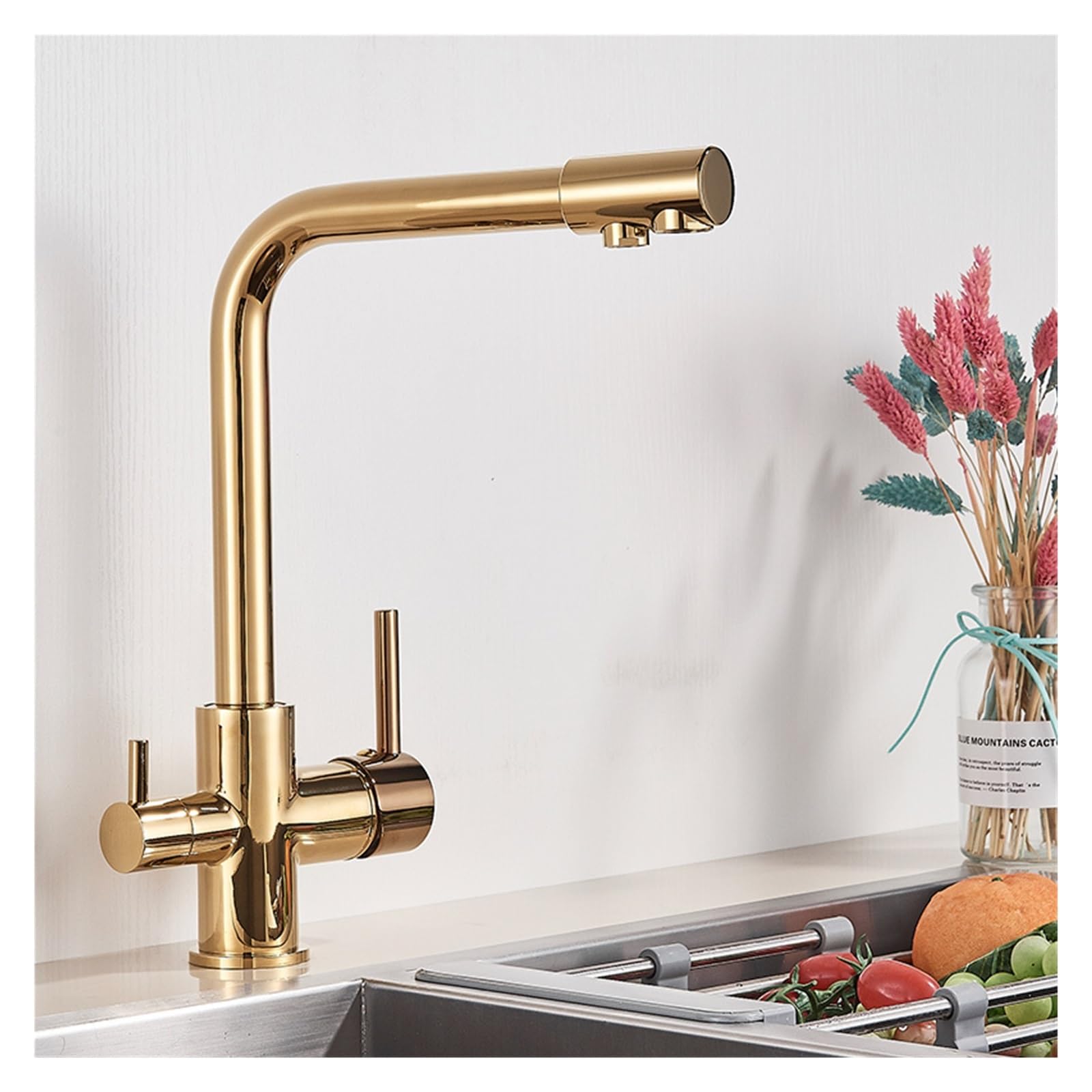 Faucet，Black Grey Waterfilter Tap Kitchen Faucets Mixer