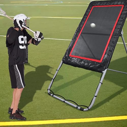 Miniatura 7 de HABALL Lacrosse Rebounder for Backyard,Large and Foldable Lacrosse Throwback Rebounder,Lacrosse Backstop Pitchback Training Screen,Pitch Back