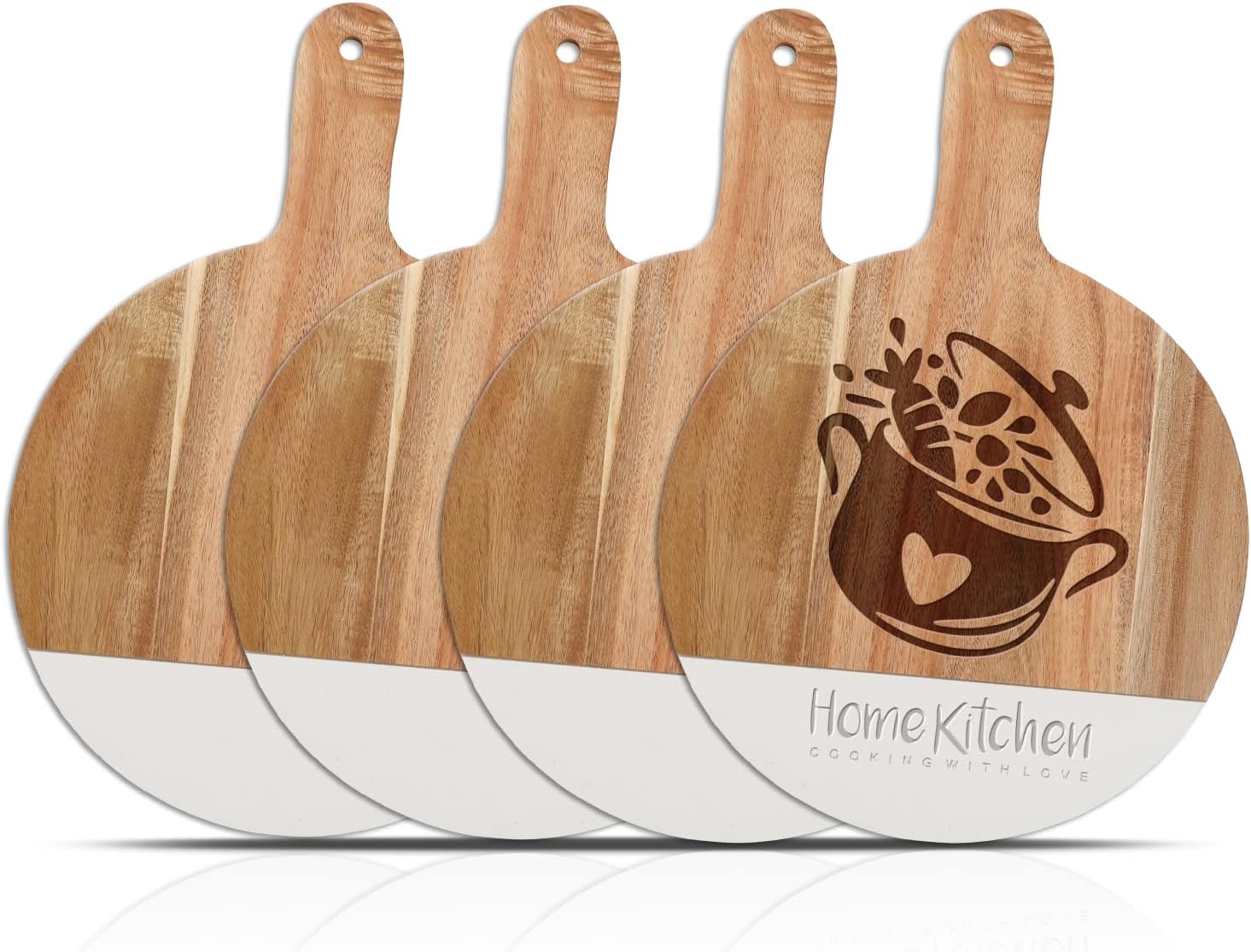 PYD Life Marble Wood Cheese Cutting Board 9.6" x 13.8