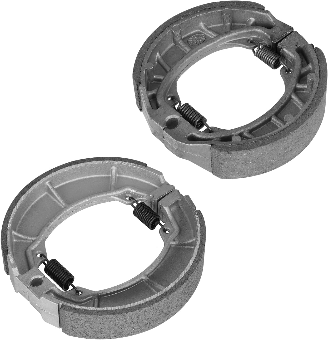 Front and Rear Brake Shoes Pads Fit for Honda ATC125M 1984-1987, ATC185 ATC185S 1980-1983, ATC200 ATC200E ATC200ES 1981-1984, ATC200M ATC200S 1984-1986, Drum Brake Shoe Set
