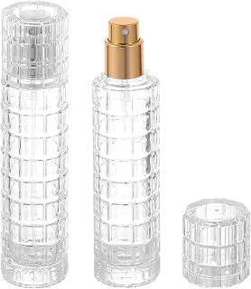 30ml/1oz Glass Empty Bottle Refillable Perfume Atomizer Spray Perfume Bottles Cologne Portable Fragrance Fine Mist Dispenser for Travel