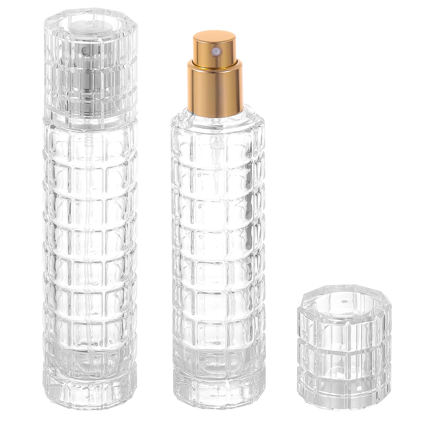 YWG Stone 30ml/1oz Glass Empty Bottle Refillable Perfume Atomizer Spray Perfume Bottles Cologne Portable Fragrance Fine Mist Dispenser for Travel