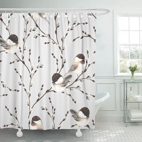 Shower Curtains Bird Fabric Shower Curtain Home Garden Garden
