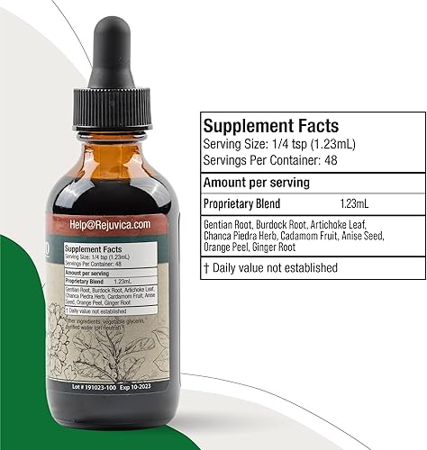 Miniatura 7 de DigestaPro - Suplemento avanzado para amargos digestivos - Entrega líquida para una mejor absorción - Genciana, alcachofa, bardana, chanca piedra,