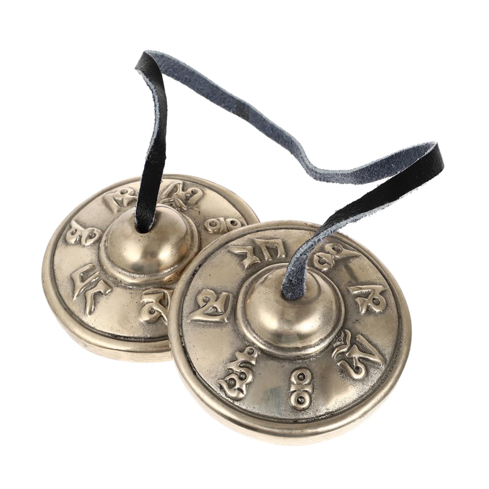 TOYANDONA Meditationsglocke aus Kupfer für Yoga Handgefertigte Religiöse Zimbeln Einfaches Schlaginstrument Yoga-zimbeln Traditionelles Meditationsinstrument