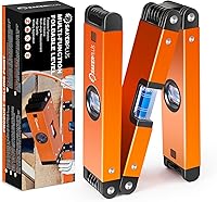 Vista 1 de SakerPlus Nivel plegable multifunción, herramienta de nivel de 24 pulgadas, medición multiángulo (45°/90°/180°), perfil de aluminio de alta