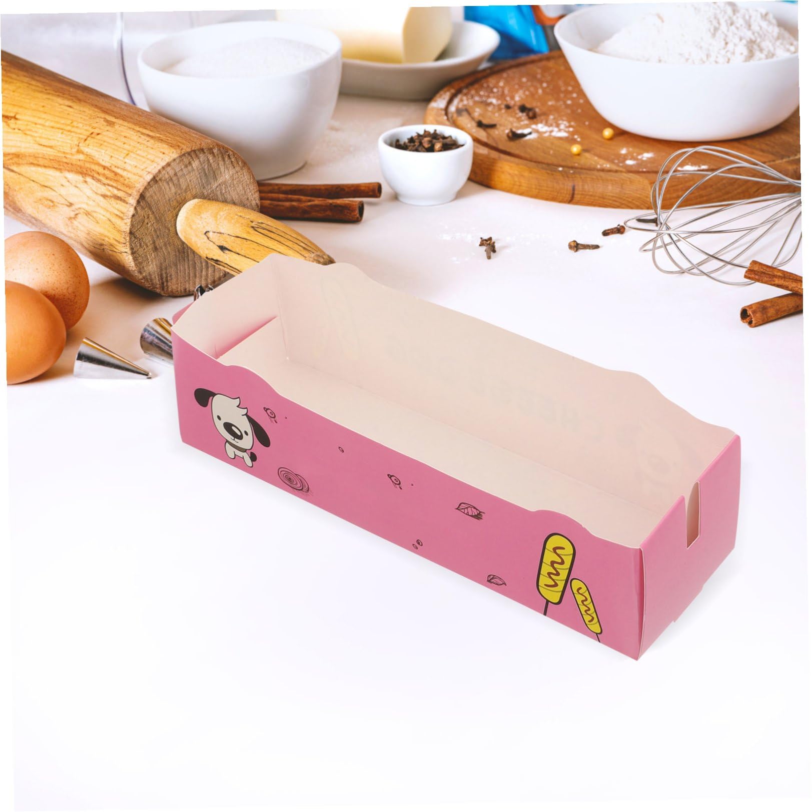 100Piezas Cajas de Papel para Perritos Calientes Unidades Contenedores de Snacks Bandejas de Comida para Sushi y Aperitivos Envases de Cartón para Eventos y Restaurantes